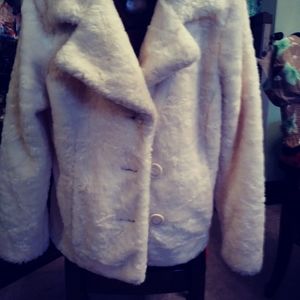 Faux fur jacket